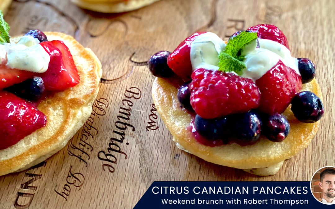 Citrus Canadian Pancakes