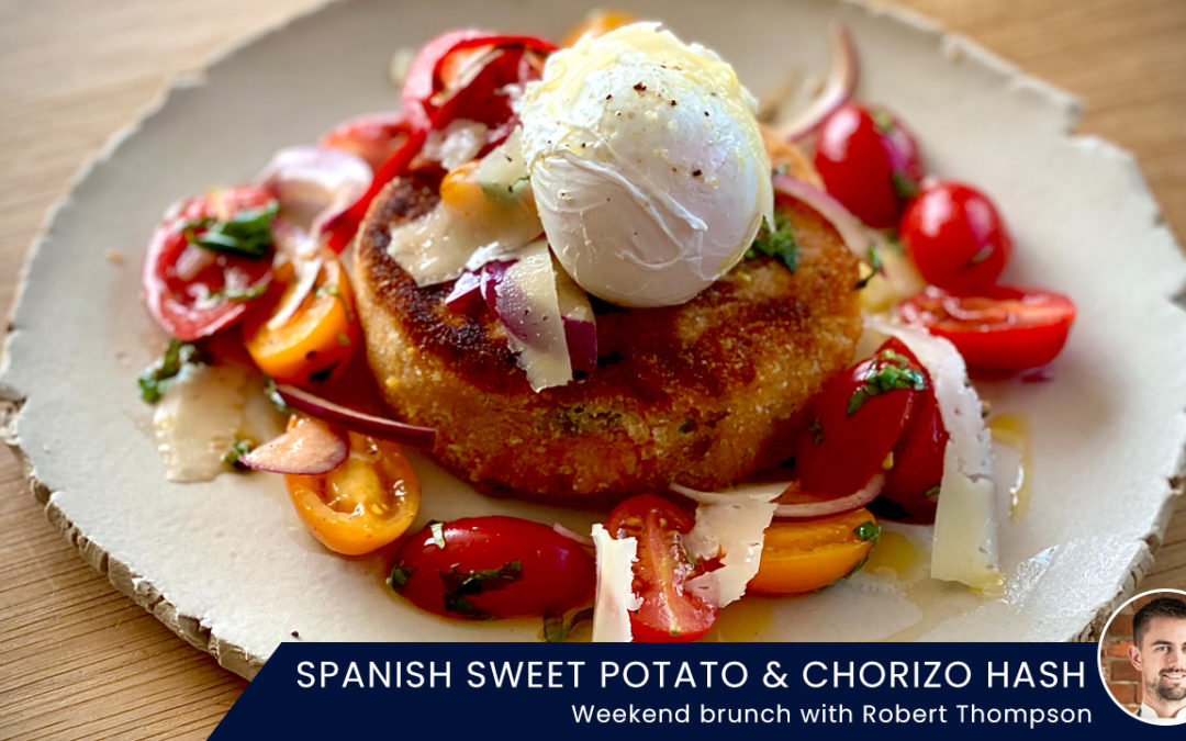 Spanish Sweet Potato & Chorizo Hash