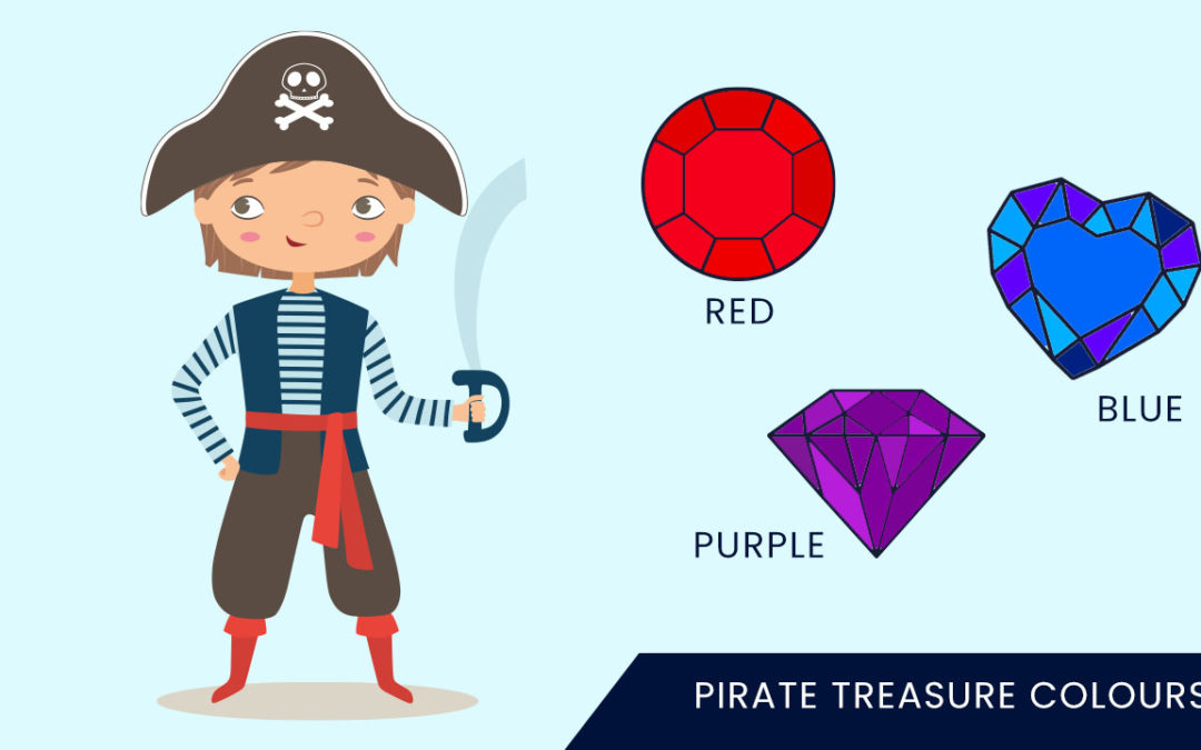 Colour the Pirate Treasure